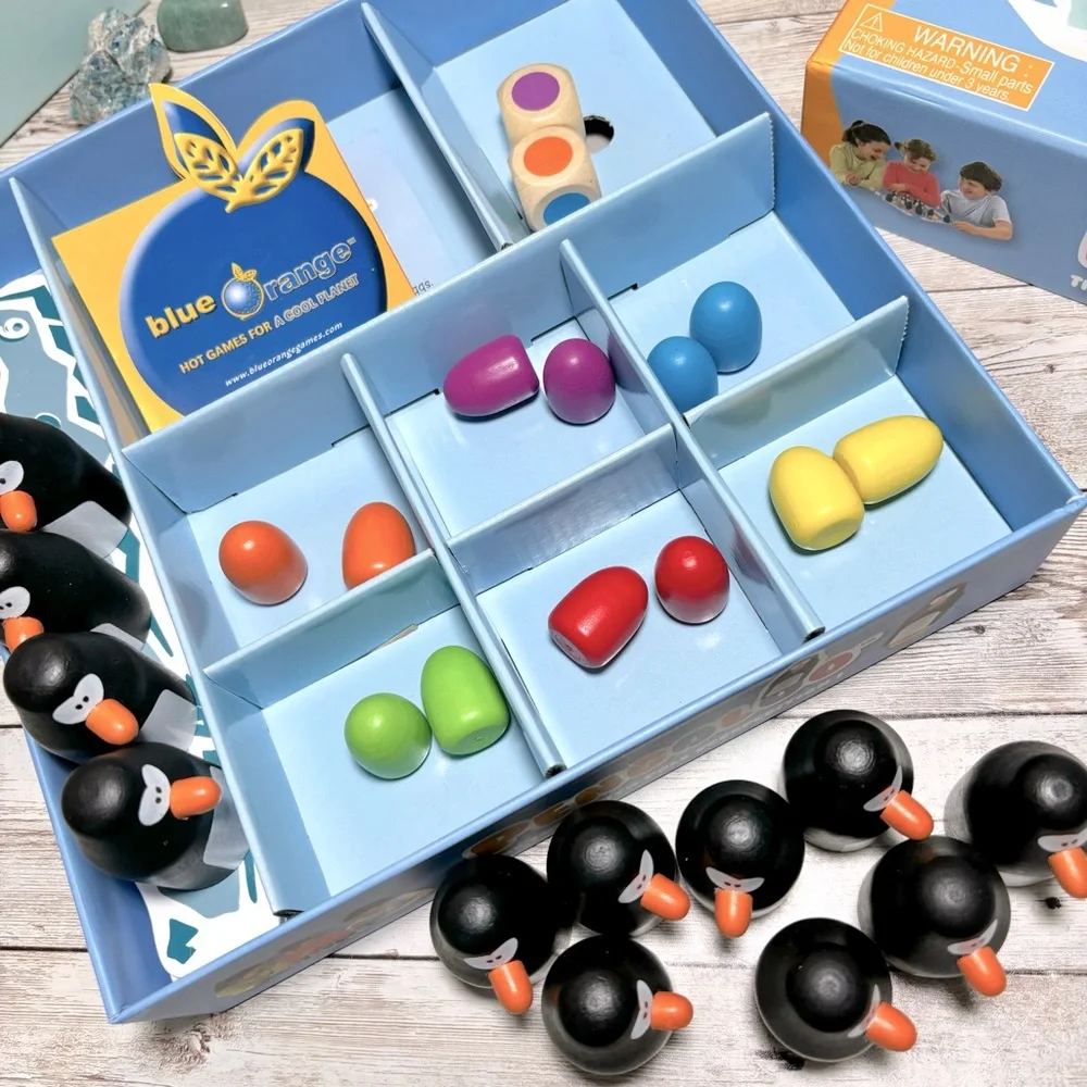 Pengoloo All Wooden Game Fun South Pole Eggspedition Ages 4 & Up 2007 Penguins - Picture 7 of 7